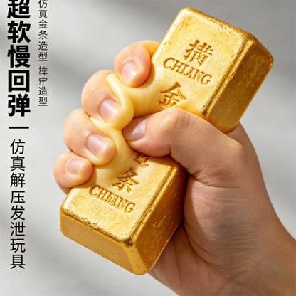 Squishy Gold Brick Squishy